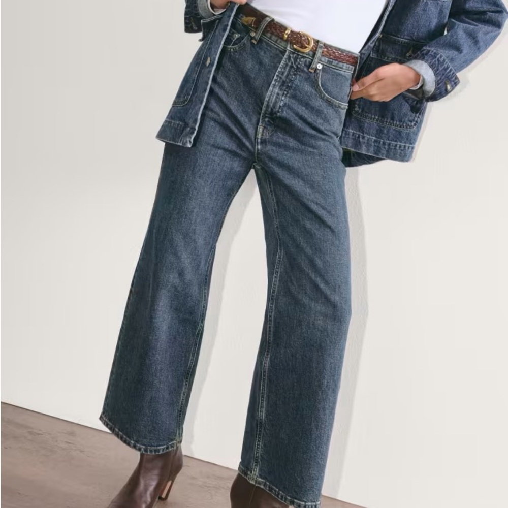 Everlane Size 30 Way-High Sailor Jean in Deep Blue